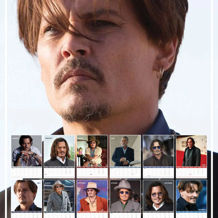 CalendarsRUs Johnny Depp A3 Kalender 2027