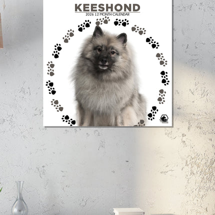 CalendarsRUs Keeshond Kalender 2026
