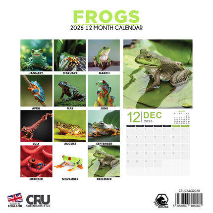 CalendarsRUs Kikker Kalender 2026