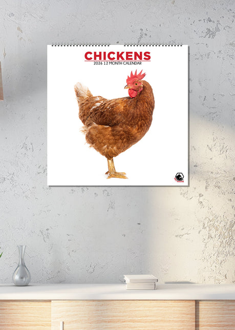 CalendarsRUs Kippen Kalender 2026