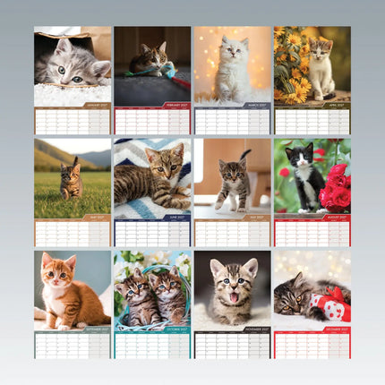 CalendarsRUs Kittens A3 Kalender 2027