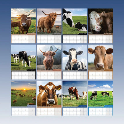 CalendarsRUs Koeien A3 Kalender 2027