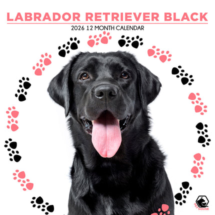CalendarsRUs Labrador Retriever Zwart Kalender 2026