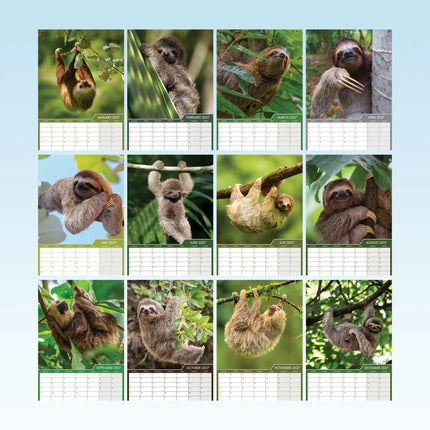 CalendarsRUs Luiaard A3 Kalender 2027
