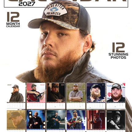 CalendarsRUs Luke Combs A3 Kalender 2027