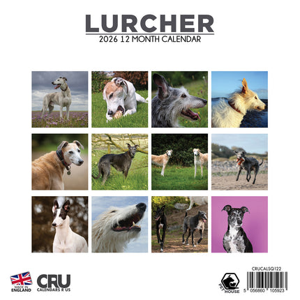 CalendarsRUs Lurcher Kalender 2026