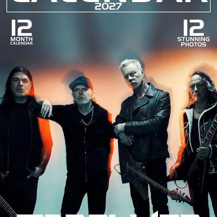 CalendarsRUs Metallica A3 Kalender 2027