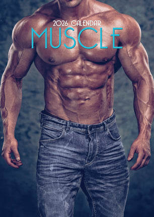 CalendarsRUs Muscle Men A3 Kalender 2026