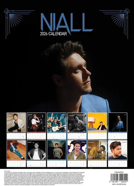 CalendarsRUs Niall Horan A3 Kalender 2026