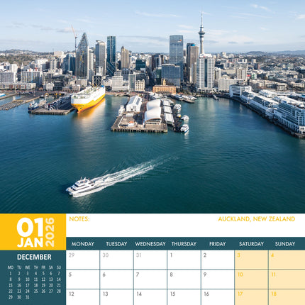 CalendarsRUs Nieuw Zeeland A3 Kalender 2026