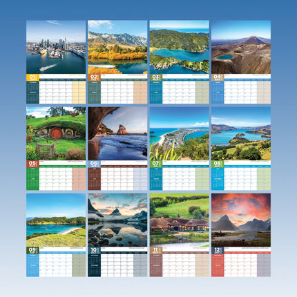 CalendarsRUs Nieuw Zeeland A3 Kalender 2026