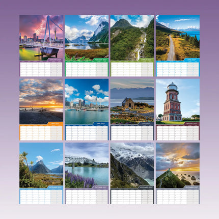 CalendarsRUs Nieuw Zeeland A3 Kalender 2027