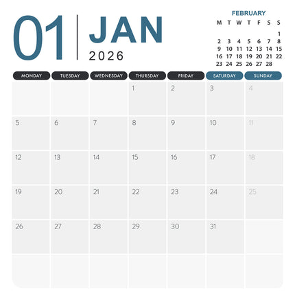 CalendarsRUs Nieuw Zeeland Kalender 2026
