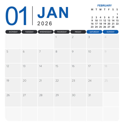 CalendarsRUs Olifanten Kalender 2026