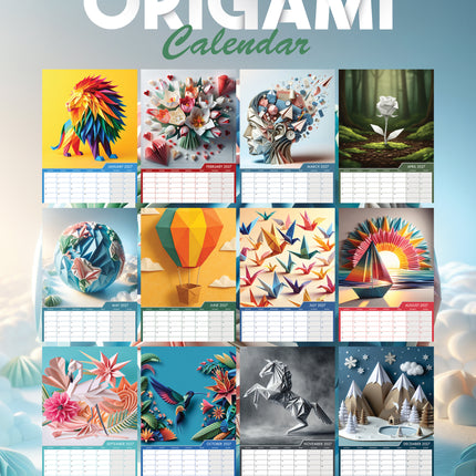 CalendarsRUs Origami A3 Kalender 2027