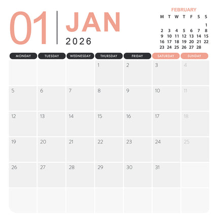 CalendarsRUs Parijs Kalender 2026