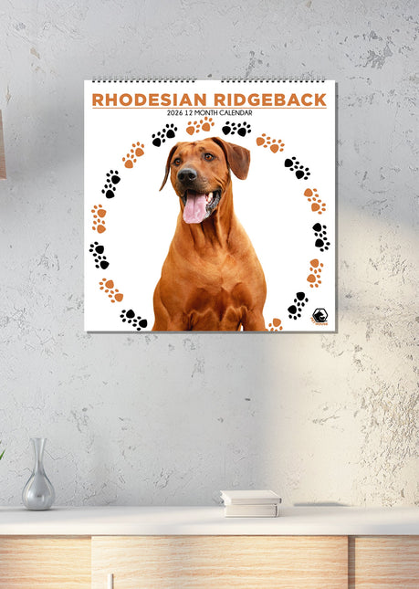 CalendarsRUs Rhodesian Ridgeback Kalender 2026