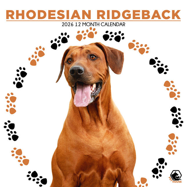 CalendarsRUs Rhodesian Ridgeback Kalender 2026