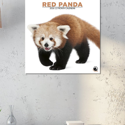 CalendarsRUs Rode Panda Kalender 2026