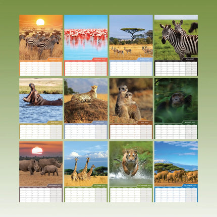 CalendarsRUs Safari A3 Kalender 2027