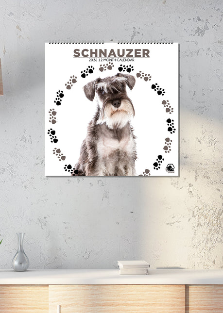 CalendarsRUs Schnauzer Kalender 2026