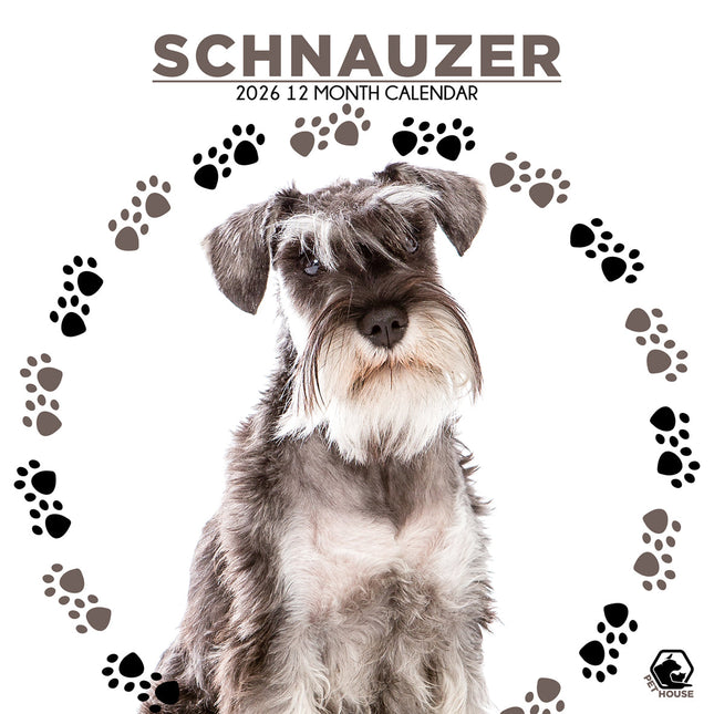 CalendarsRUs Schnauzer Kalender 2026
