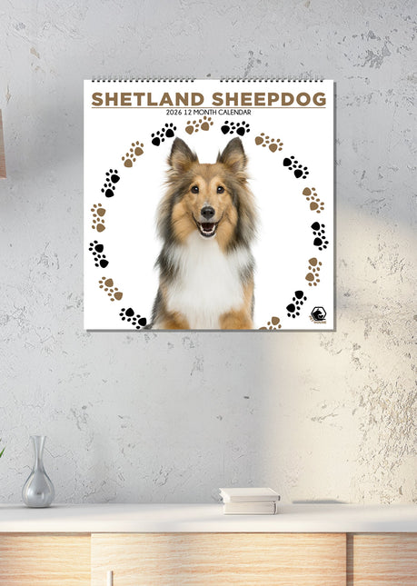 CalendarsRUs Shetland Sheepdog Kalender 2026
