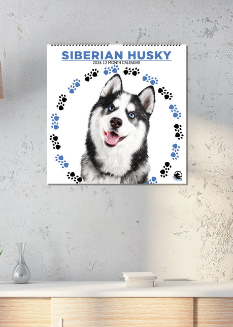 CalendarsRUs Siberische Husky Kalender 2026