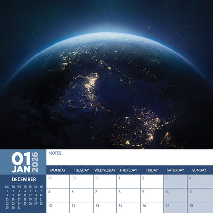 CalendarsRUs Space Bound A3 Kalender 2026