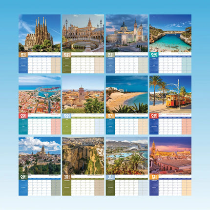CalendarsRUs Spanje A3 Kalender 2027