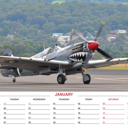 CalendarsRUs Spitfires A3 Kalender 2026