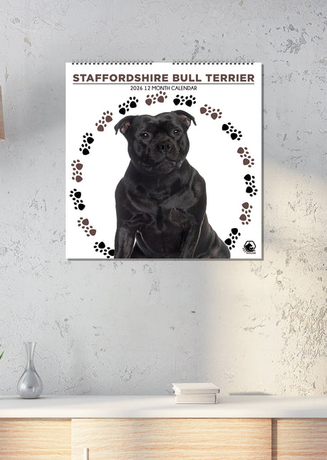 CalendarsRUs Staffordshire Bull Terrier Kalender 2026