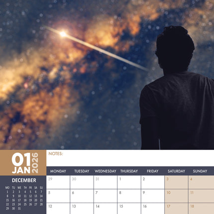 CalendarsRUs Stargazing A3 Kalender 2026