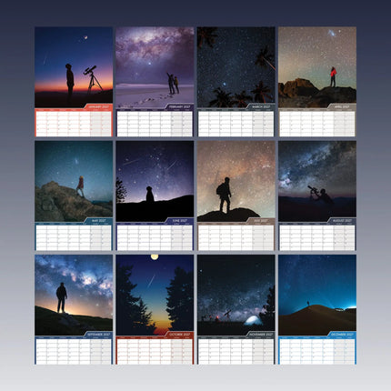CalendarsRUs Stargazing A3 Kalender 2027