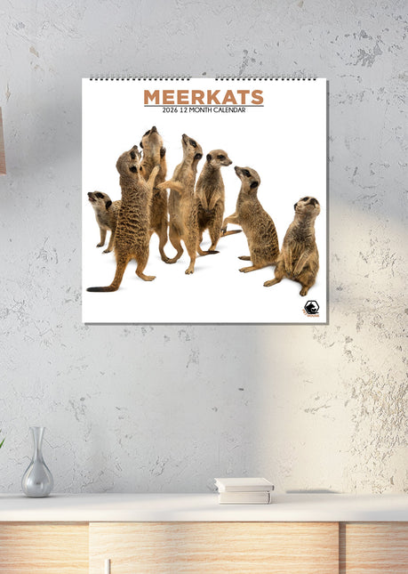 CalendarsRUs Stokstaartjes Kalender 2026