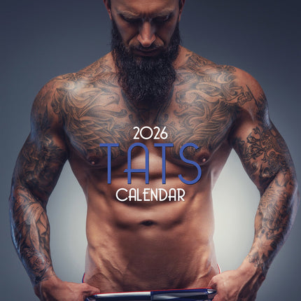 CalendarsRUs Tattoo Men A3 Kalender 2026