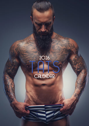 CalendarsRUs Tattoo Men A3 Kalender 2026