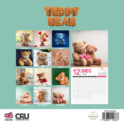 CalendarsRUs Teddy Bears Kalender 2026