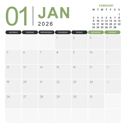 CalendarsRUs Teddy Bears Kalender 2026