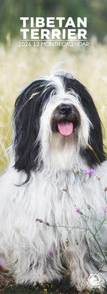 CalendarsRUs Tibetaanse Terrier Slimline Kalender 2026