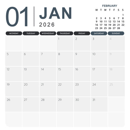 CalendarsRUs Tijger Kalender 2026