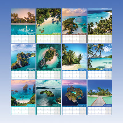 CalendarsRUs Tropical Islands A3 Kalender 2027