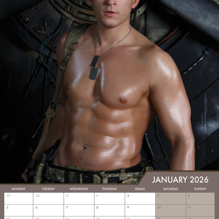 CalendarsRUs Uniform Mens A3 Kalender 2026