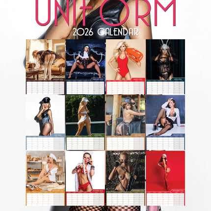 CalendarsRUs Uniform Womans A3 Kalender 2026