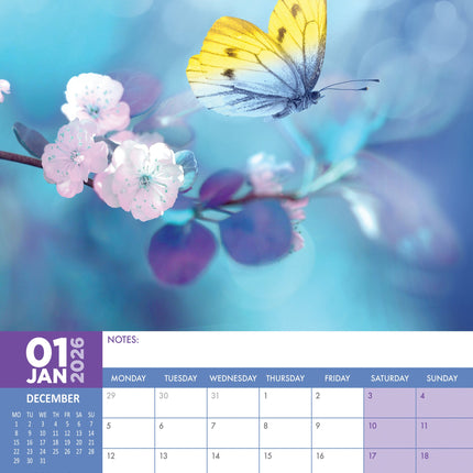 CalendarsRUs Vlinder A3 Kalender 2027