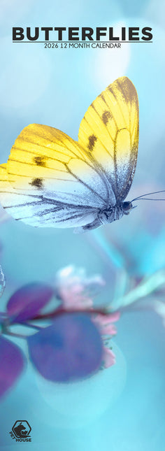 CalendarsRUs Vlinders Slimline Kalender 2026