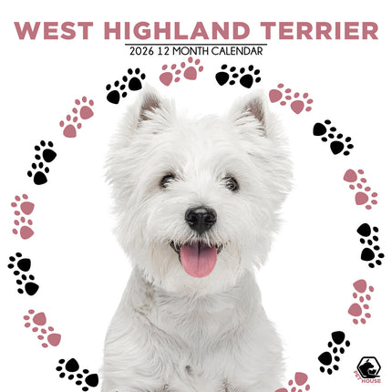 CalendarsRUs West Highland White Terrier Kalender 2026