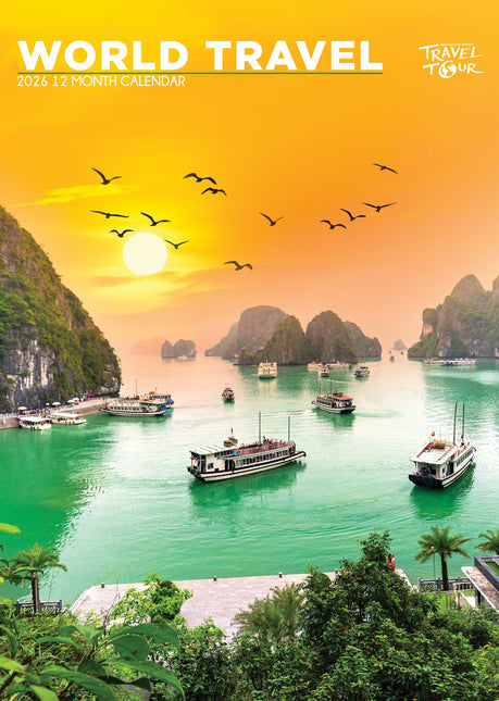 CalendarsRUs World Travel A3 Kalender 2027