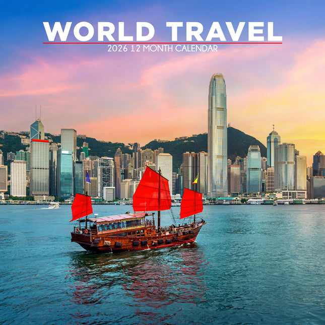 CalendarsRUs World Travel Kalender 2026