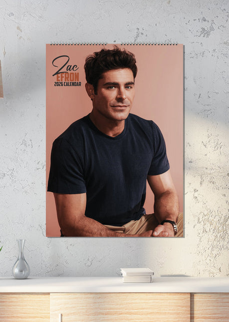 CalendarsRUs Zac Efron A3 Kalender 2026